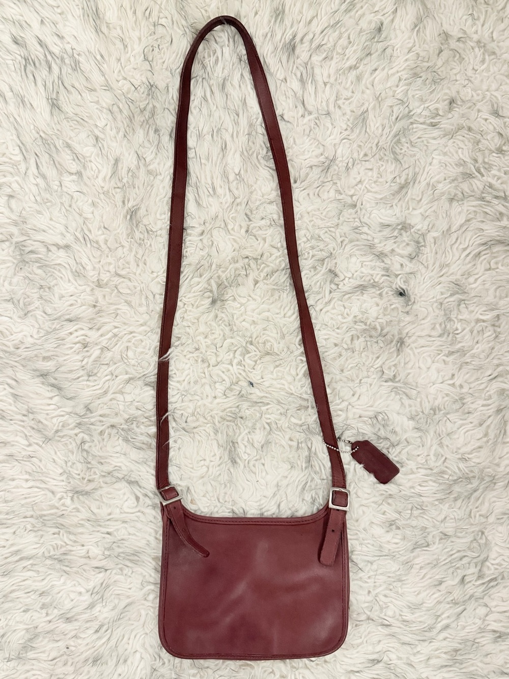 Vintage Coach ‘Mini Hippie’ Bag - Maroon - Picture 1 of 4